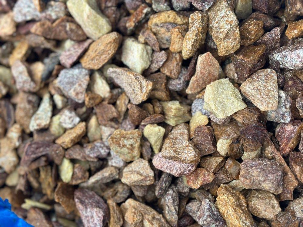 Златолит персиковый декоративная каменная крошка купить в Архангельске