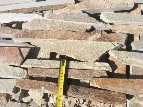 Горбушка златолит золотистый для облицовки купить в Архангельске