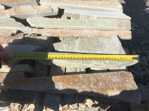 Горбушка златолит золотистый для облицовки купить в Архангельске