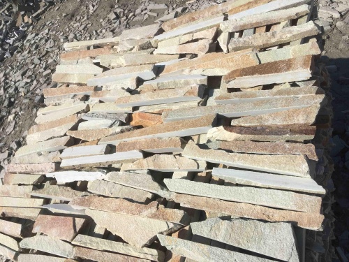 Горбушка златолит золотистый для облицовки купить в Архангельске