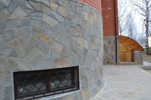 Плитняк златолит Уральский  для фасада купить в Архангельске